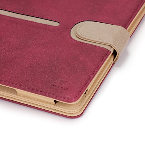 iPad Air 2 [2014 Version-6.Generation] Hülle Original Urcover® [DEUTSCHER FACHHANDEL] Smart Cover Schutzhülle Case Etui mit Sleep/Wake Funktion ?? Zubehör | Bordeaux - 5