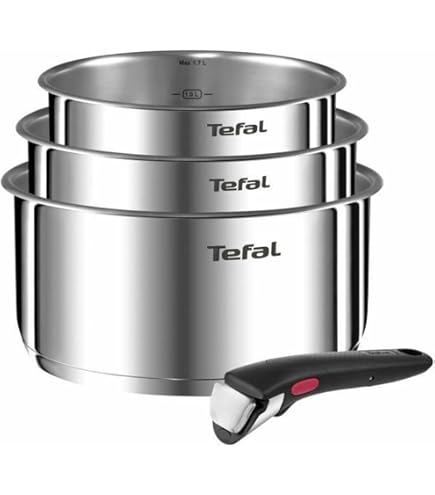 Batterie de cuisine ingenio renew 3pcs l2629202 coloris unique Tefal | La Redoute