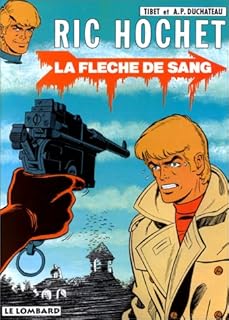 jaquette livre Ric Hochet, tome 36 : La Flèche de sang