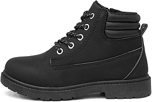 Trux Boys Black Lace Up Ankle Boot