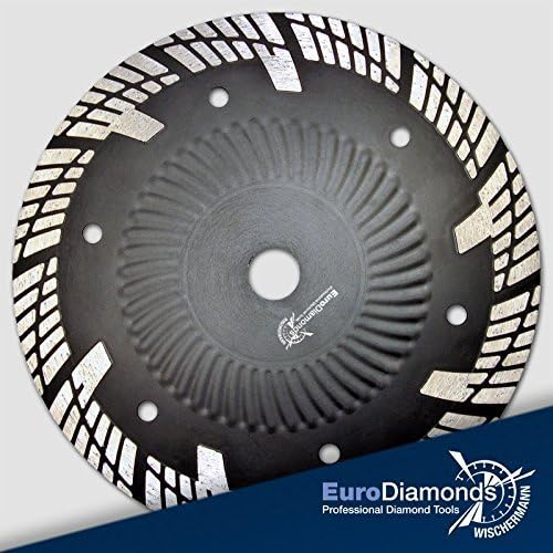 Turbo Special Granite Diamond Cutting Disc, Diameter 230 mm, for Marble, Granite and Very Hard Materials, Extra Quiet Operation