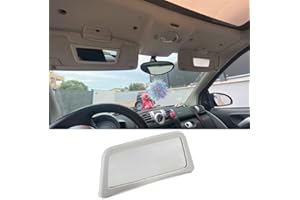 VTDOUQ Specchietti per visiera portatili per auto Specchietti per trucco, per Smart 450 451 452 453 Fortwo Forfour, specchietti per trucco cosmetico per cosmetici da viaggio con parasole