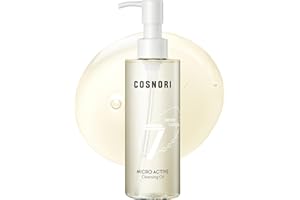 COSNORI Micro Active Cleansing Oil – Korean Vegan Facial Cleansing Oil, Fresh and Light Finish – Gentle Makeup Remover for Face, Hypoallergic, Fermented Oil Complexes, 6.7 fl.oz.