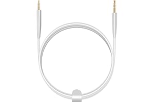 Laipuke Kopfhörer-Verlängerungskabel, Kompatibel mit Bose QC45, QC35, QC25, Bose 700, JBL T500BT, T450BT, T600BTNC, AKG Y40, Y50, Y45 Kopfhörer, 2,5mm bis 3,5mm Audio-Kabel (Weiß)