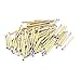 Produktbild sourcing map 100Stk. 2,5mm Dia Krone Tipp 33mm Länge P125-Q2 Metallfeder Prüfspitze Pin