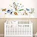 Decowall DW-1206 Jungle large Wall Stickers/Kids wall decals/wall transfers/wall tattoos/wall sticker