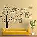 Produktbild HCFKJ 2017 Mode 180 * 250cm PVC Riesig Schwarz Bilderrahmen Speicher Baum Vine Zweig Abnehmbare Wandtattoo Sticker