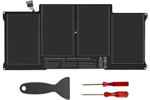 PASUKTER A1405 Wiederaufladbar Laptop Akku für MacBook Air 13 Zoll A1369 A1496 A1377 A1466 (2017, Anfang 2015, Anfang 2014, Mitte 2013, Mitte 2012, Mitte 2011 und Ende 2010 Version) [7.6V 55Wh]