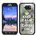 Produktbild Hülle Case Schutzhülle Cover Premium Case // Q01013406 keep calm and carry on 621 // Samsung Galaxy S6 Active SM-G890 (Not Fit S6)
