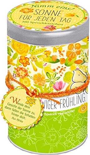 Download Sprüchedose - Nimm eins! Sonne für jeden Tag: 100 Spruchkärtchen Download Sprüchedose - Nimm eins! Sonne für jeden Tag: 100 Spruchkärtchen