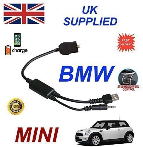 New Cable for BMW Mini Integrated For iPhone 5 5c 5s 6 6s 6 Plus 6s Plus 7 7 Plus SE fits BMW Mini Series digital cable