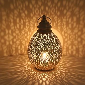 Tischlampe gold schwarz