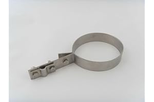 ELEKTRO SOFTMARKT Rohrschelle Regenrohrschellen Dachrinnenklemme Edelstahl V2A Ø60 - Ø120 - Auswahl (Ø x L = 120x90)