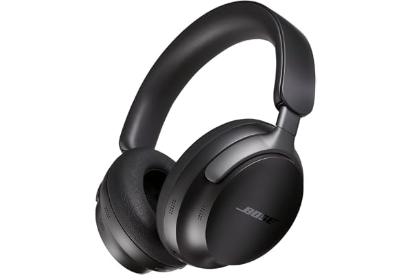 Bose QuietComfort Ultra Headphones, Casque sans fil à réduction de bruit avec audio spatial, Casque Bluetooth confortable avec micro intégré, jusqu’à 24 h d’autonomie de la batterie, Noir