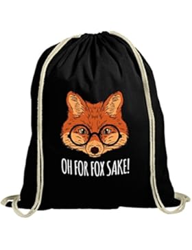 Lustiger natur Turnbeutel mit Oh For Fox Sake! Motiv von ShirtStreet