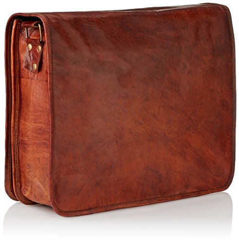 A P  Donovan - Laptop-Tasche Leder - Business-Notebook-Case  f  r Ger  te bis 15 Zoll  - f  r B  ro  Uni - Schulter-Messenger Bag - zum umh  ngen