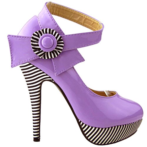 Show Story - Zapatos de Vestir Mujer, Morado (Violeta), 38,5