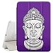 Produktbild Graphic4You Buddha-Kopf (Lila) Smart cover Hülle Dünn Tri-Fold Schlank Superleicht Ständer Cover Schutzhülle Tasche für Apple iPad 2017 (9.7")