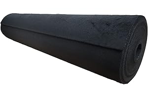 ‎ALPHA-TEX PRODUKTIONS- UND HANDELS GMBH Meterware Autoteppich (Auskleide-Teppich für Fahrzeugboden, Kofferraum, etc), Hit schwarz, DIN-A4 Musterstück