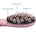 Straighter Comb,Emontek® Hair Straightening Brush,Electric Hot Hair Brush LCD Ion Brush Auto Straight Tool,Anti-Scald Massager,Electric Comb Hair Straightening Irons (UK Plug) (Pink)