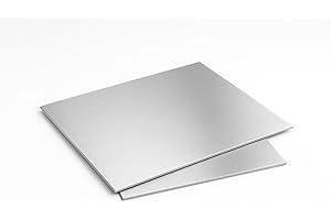 Edelstahlblech von Stahlog, 1.4301, AISI 304 (V2A), X5CrNi18-10, Stärke: 2 mm, Maße: 100 x 100 mm