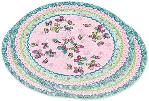 Lutz Mauder Lutz Mauder11252 Tapirella Butterfly's Party Plates (8-Piece)