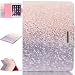 Produktbild SZHTSWU Ledertasche Schutzhülle für Apple iPad Air 2 iPad 6, Magnetverschluss Farbmalerei Serie Zeichnung Drucken Braun Grau Glitzern Kies Schleifen Muster PU Leder Tasche Schutzhülle Hülle Case Flip Wallet Case Ledertasche mit Kartenfächern und Standfunktion für Apple iPad Air 2 iPad 6