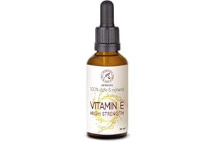 AROMATIKA TRUST THE POWER OF NATURE High Strength Pure Vitamin E 50 ml - Vitamin E Drops - Natural - Vitamin E for Skin Care - for Face - Skin - Hair - Nails - Lips - Beauty - Cosmetic Base
