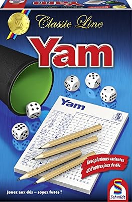 Schmidt - 88127 - Jeu De Dés - Classic Line Le Yam