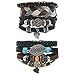 Produktbild D&XQX Vintage Hanf Cord Rindsleder Armband MS Europa und Amerika einfache Armband Weben Armband Wrap dreiteilige Anzug Armband geschichtet Anker Armband Schmuck/Geschenk 2St