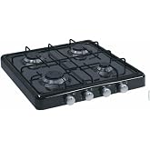 abnturk 4 G&ouml;zl&uuml; Doğalgazlı Set &Uuml;st&uuml; Ocak, brc200014012025, Siyah