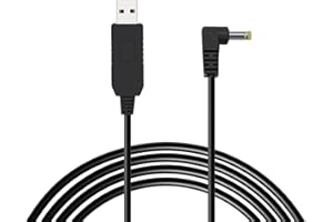 MULTIM 6V USB Caricatore Cavo Compatible con OM RON HHP-CM01 Misuratore Pressione da Braccio per M7 M4 M400 Intelli IT M3 M400 Comfor X7 X4 X3 X2 Smart Sfigmomanometro Sostituzione Caricabatterie Adattatore