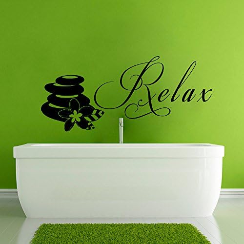 Wall Decals Relax SPA Beauty Salon Decal Vinyl Sticker Home Decor Bathroom Bedroom Dorm Art Mural