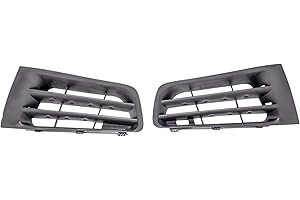 FINAO AUTOPARTS® - 2 rejillas de rejilla negra derecha e izquierda para Megane 2 II fase II