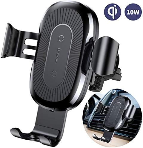 Xaiox Car Mount Universal Wireless Charging for Smartphone in Car Lorries for Ventilation Grille Automatic Closing
