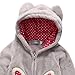 WangsCanis Baby Fleece Zip Hoodie Hat with Ear Sweatshirt Cat Face Embroidery 9-12 Month