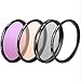 Produktbild Neewer 4 Stück 58MM UV CPL FLD Warm Filter Set für Canon EOS REBEL T6i T6S T5 5D Mark II Mark III und andere Kameras mit 58mm Objektiven Gewinde, Aluminiumrahmen und HD Optikglas