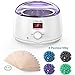 Produktbild Wax Warmer mit LCD Bildschirm, Kiniva haarentfernung wachs Wachswärmer Kit mit 4 verschiedene Aromen Bean & 50 pcs Holzspatel , Tragbar warmwachsgerät Wax Heater kann auch die Haut befeuchten