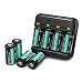 Produktbild RCR123A Wiederaufladbare Arlo Batterien RAVPower 8er-Pack 750mAh und Akku Ladegerät für Arlo VMC3030 VMK3200 VMS3330 3430 3530 Kabellose Sicherheits Kameras