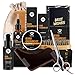 Produktbild Bartbalsam Kit MayBeau Bartpflegeset für Männer mit Bartöl Bartbalsam Bartwaschung Holzkamm Bartbürste Schere Form Werkzeug Geschenk Set für Bartpflege