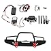 Produktbild Homyl Frontstoßstange/Front Bumper mit LED Lichtleiste Winde Controller für 1/10 RC Crawler