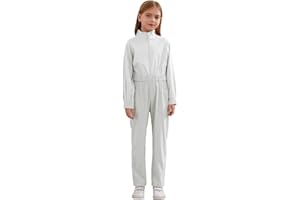 Kaerm Arbeitsoverall Kinder Junge Mädchen Arbeitskleidung Langarm Handwerker Rallyekombi Overall Werkstatt Mechaniker Arbeitskombi