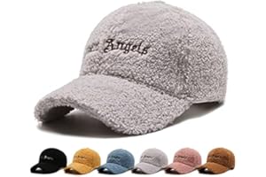 ELIAUKLY Baseballkappen aus Lammwolle, verstellbar, Teddy-Fleece, Baseballmütze, Wintermütze, Pferdeschwanz, Loch für Damen und Herren, Outdoor, Reisen