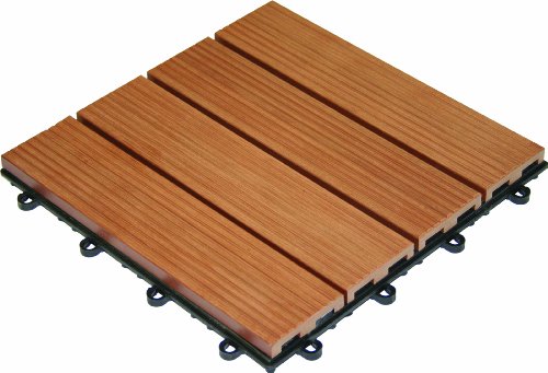 Preisvergleich Produktbild Click Bodenfliese WPC1B Bodenfliese WPC, 6 Stück