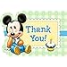 Produktbild 8-Count Mickey's 1st Birthday Postcard Thank You Notes by Napkins