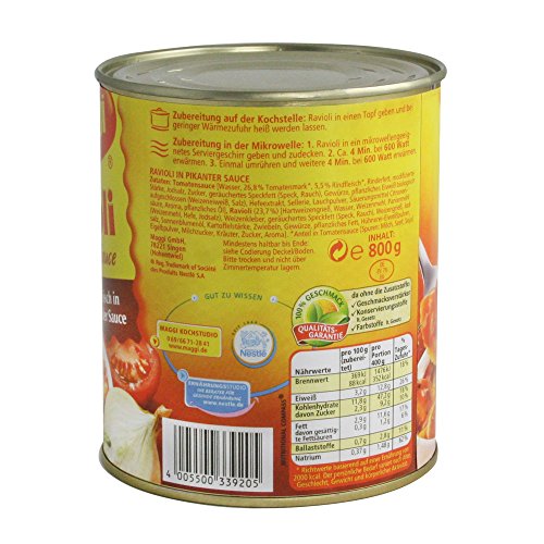 Dosensafe Dosentresor Geldversteck Maggi Ravioli, 12,0 x 10,0 cm - 3