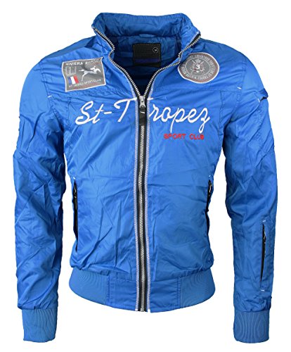 Herren Jacke Windjacke S-3XL [H-009 Blau Gr. XXL]