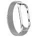Produktbild Electronic Smart Accessories Milan Armband aus Edelstahl + Metallrahmen für Xiaomi Armband 3 Ersatzband