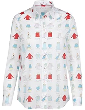 SEIDENSTICKER Damen Bluse Schwarze Rose Langarm Bügelleicht Fashion-Bluse