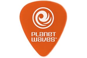 Planet Waves 1DOR2-10 Duralin Standard Plektren 0,61mm Light, orange (10er Pack)